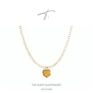 The Heart Hug Pendant on a Chain